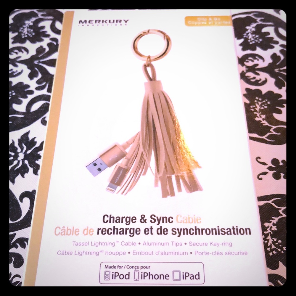 🆕Mercury Clip & Go Charge n Sync Cable IPhone